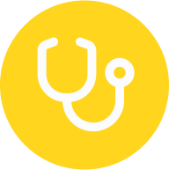 medical services icon yellow